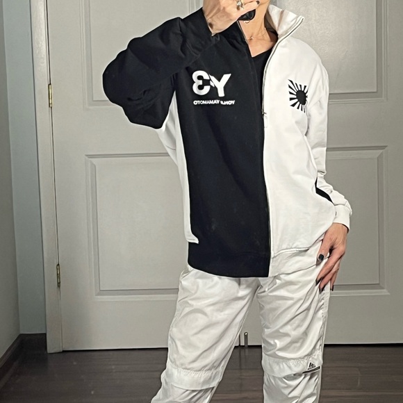 Yohji Yamamoto Y3 adidas warm up jacket